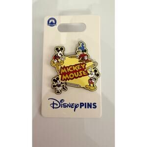Disney Parks Mickey Mouse "Through the Years" Pin NEW